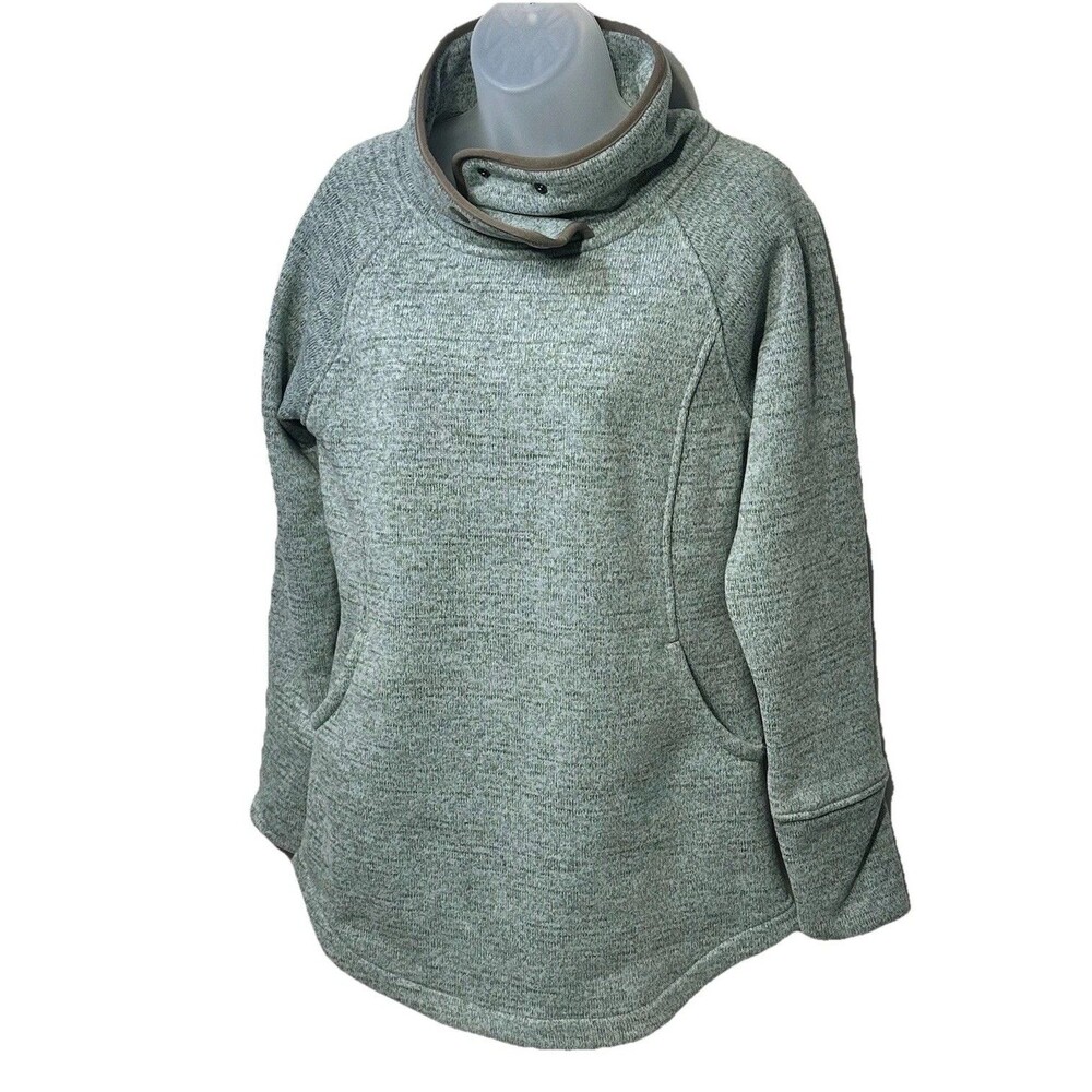 PrAna Tri Thermal Threads Tunic Pullover Sweater Women’s Size Small Fleece